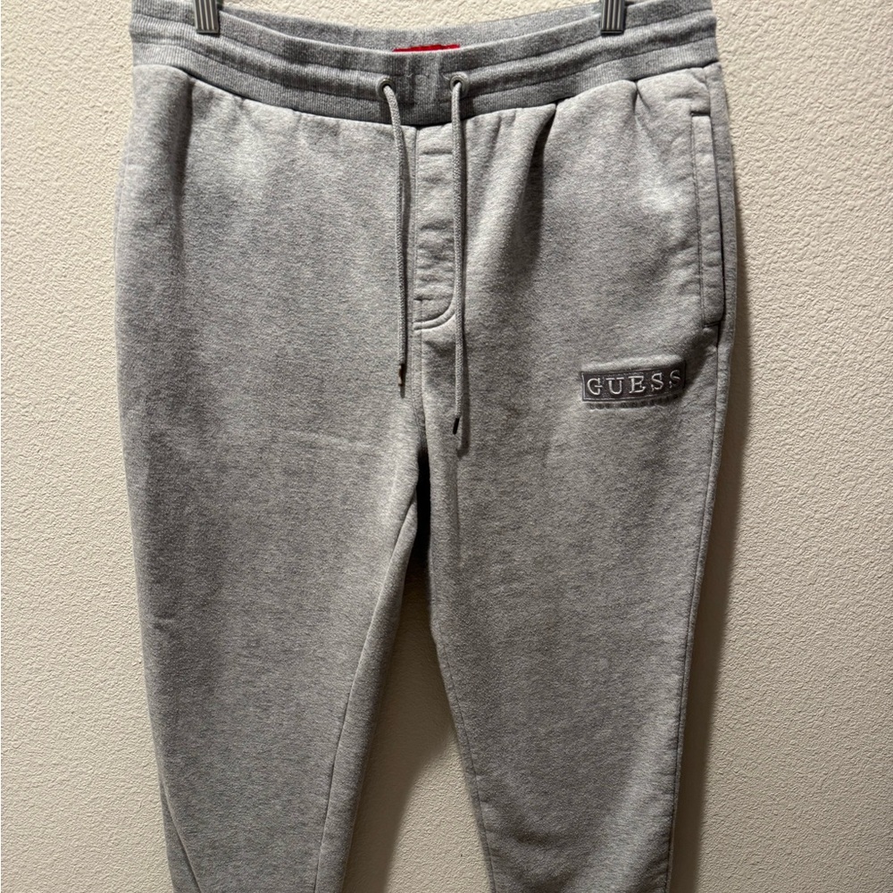 GUESS Men's Light Gray Joggers